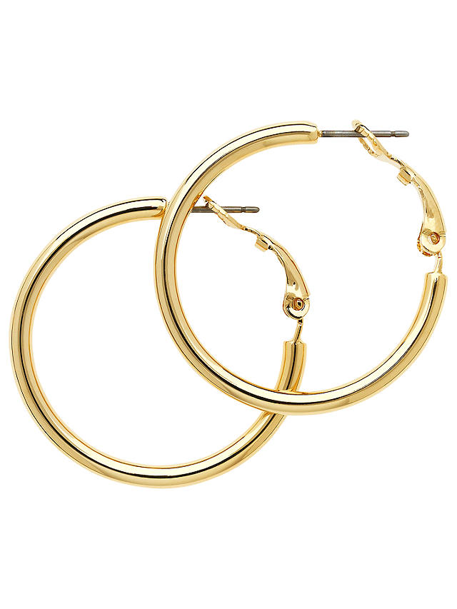 Melissa Odabash Medium Hoop Earrings, Gold