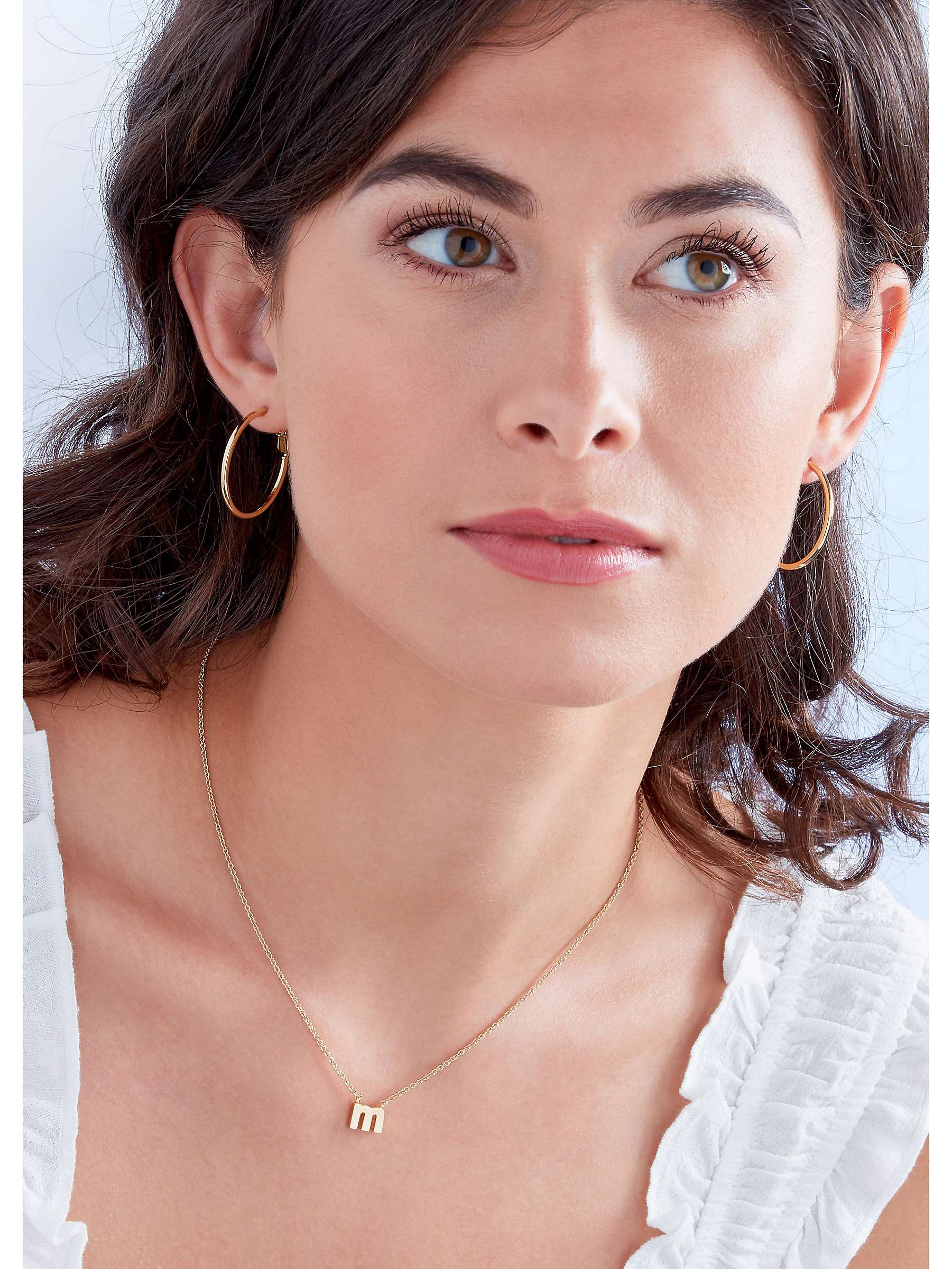 Buy Melissa Odabash Medium Hoop Earrings Online at johnlewis.com