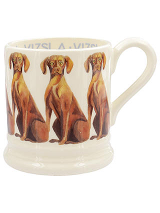 Emma Bridgewater 'Vizsla' Dog Half Pint Mug, Multi, 310ml