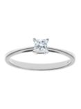 Mogul 18ct White Gold Princess Cut Diamond Engagement Ring, 1ct