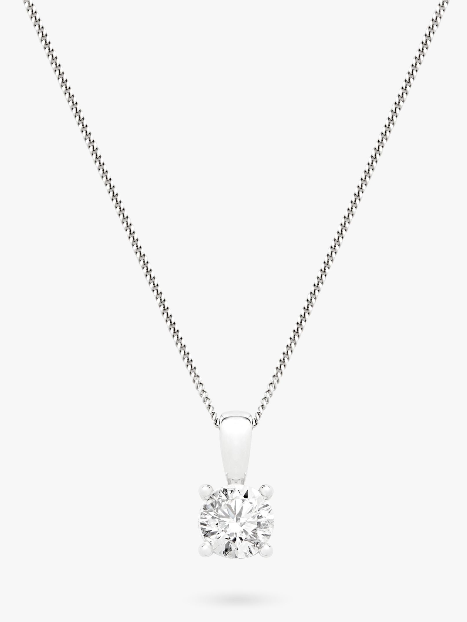 18ct White Gold Diamond Necklace