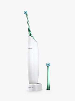 Philips Sonicare HX8212/02 AirFloss Rechargeable Interdental Toothbrush, White / Green