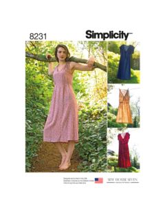 Simplicity Sew House Seven Sewing Pattern, 8231, H5