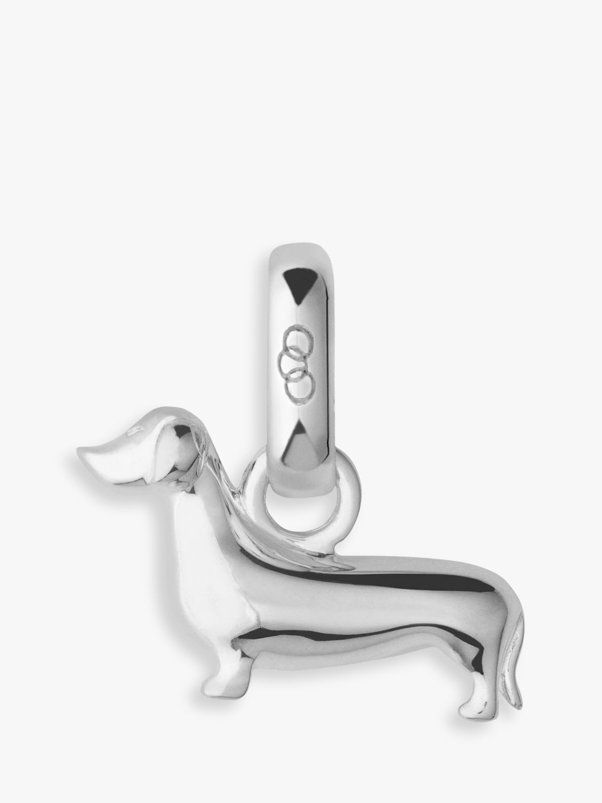 Links Of London Sterling Silver Dachshund Dog Charm Silver At John Lewis Partners