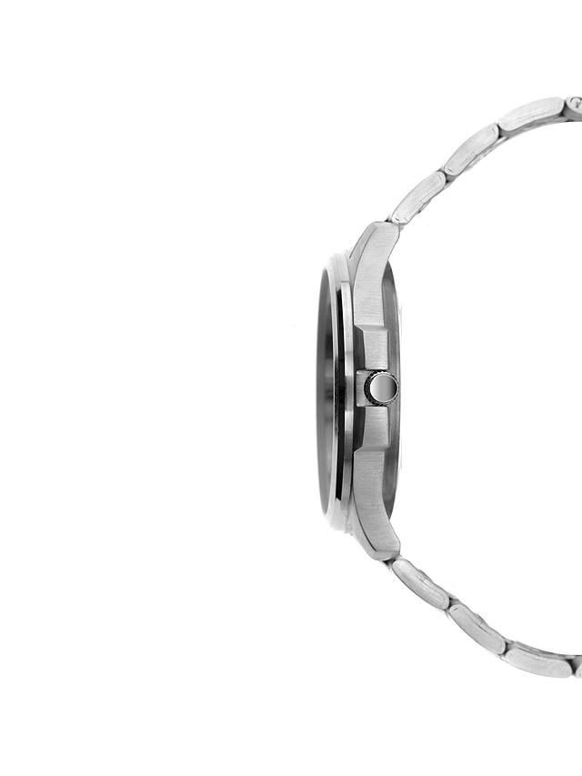 Sekonda Men's Day Date Bracelet Strap Watch, Silver/Blue