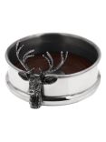 English Pewter Company Stag Head Bottle Coaster