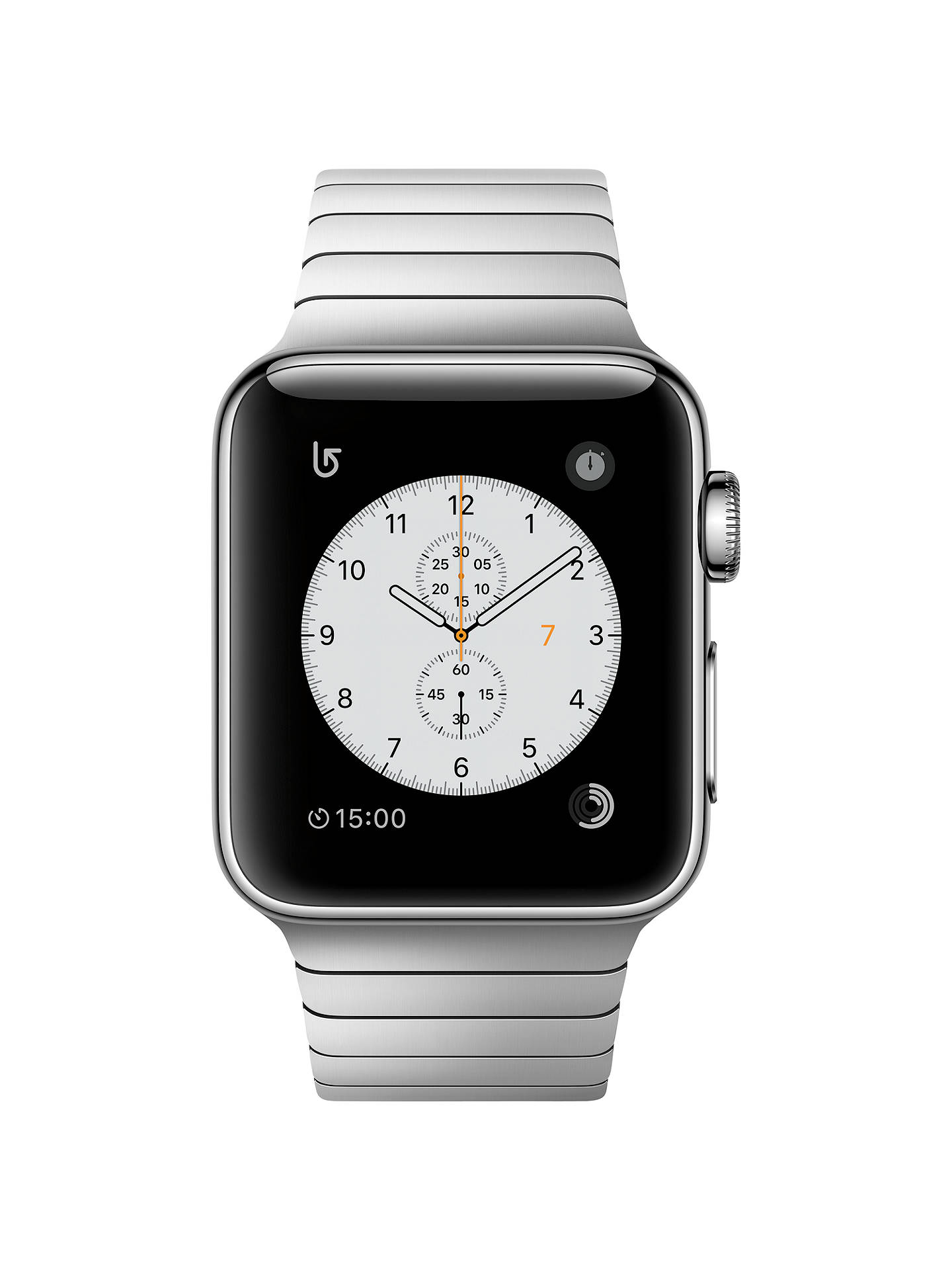 Apple Watch Series 2 38mm Stainless Steel Case with Link Bracelet ...