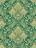 Cole & Son Mariinsky Pushkin Paste the Wall Wallpaper, Forest Green 108/8041