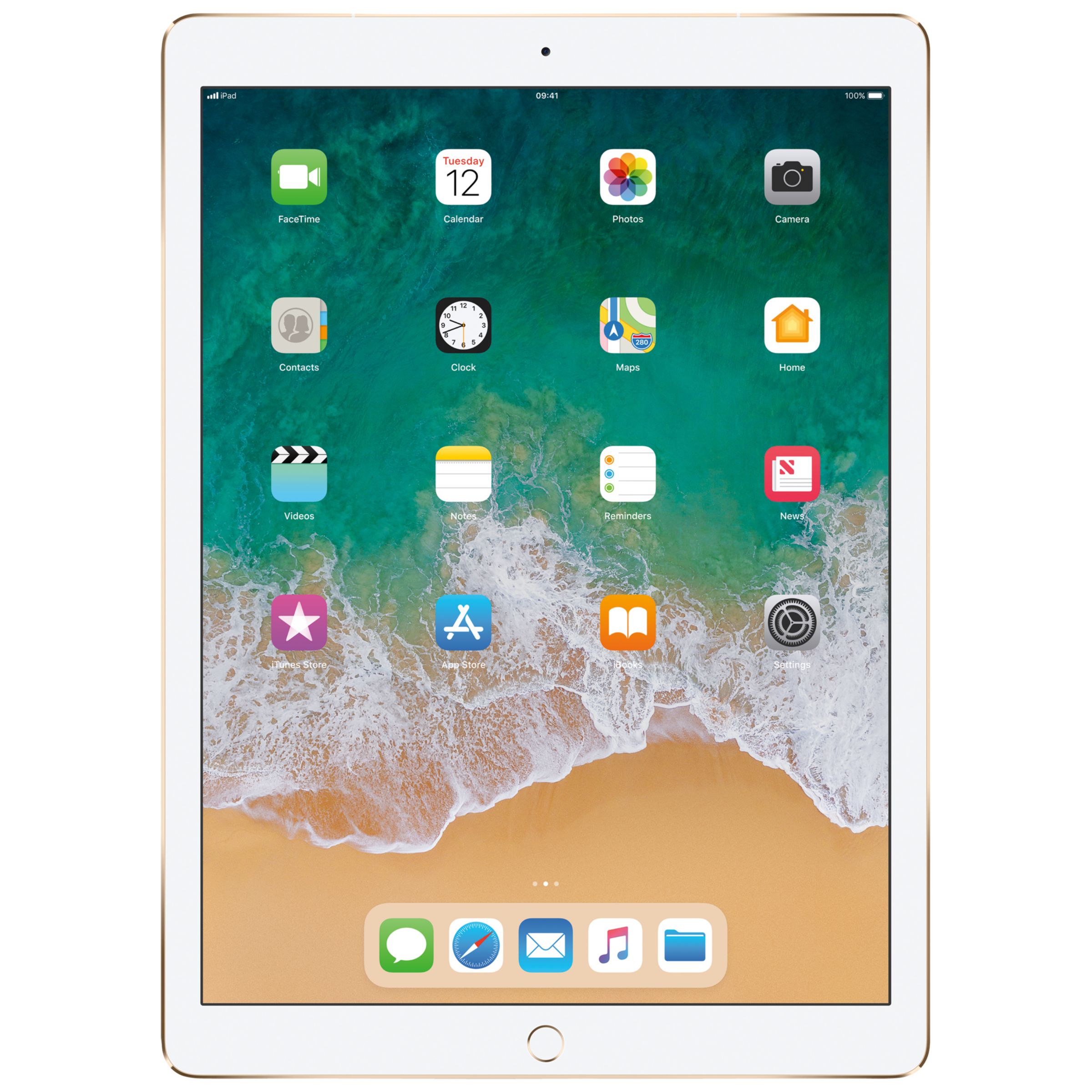 2017 Apple iPad Pro 12.9, A10X Fusion, iOS11, Wi-Fi & Cellular, 64GB