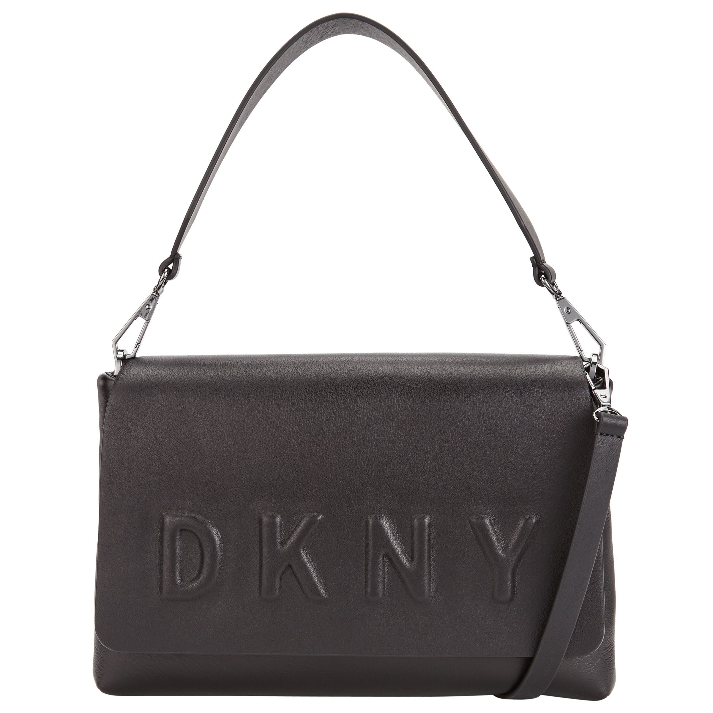 dkny debossed logo bag