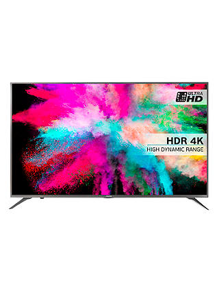 Hisense 55M5500 LED HDR 4K Ultra HD Smart TV, 55" With Freeview HD & Anyview Cast, Silver