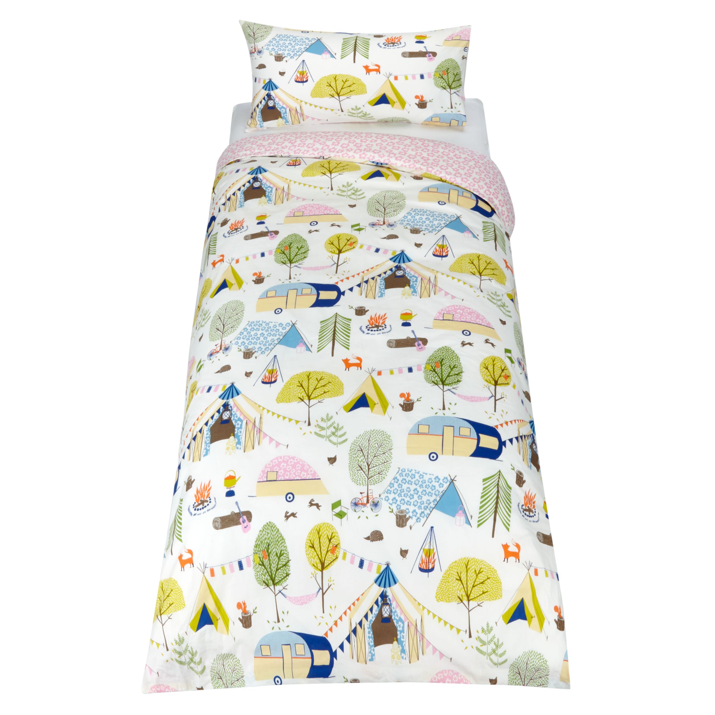 Little Home At John Lewis Camping Duvet Cover And Pillowcase Set