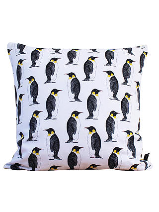 Martha and Hepsie Penguin Cushion, Multi