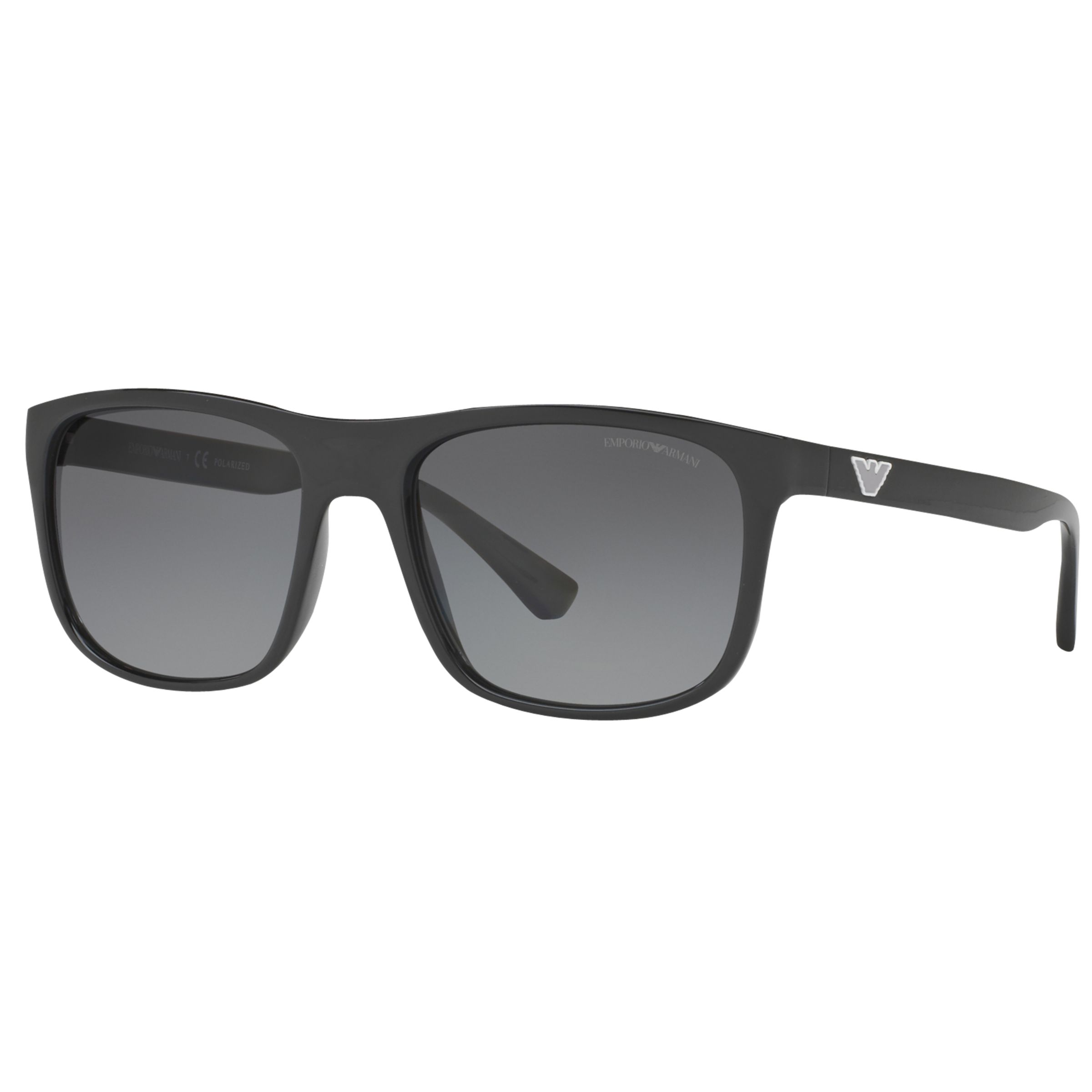 armani men's sunglasses black