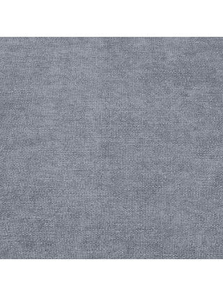 John Lewis Soft Touch Chenille Plain Fabric, Grey, Price Band B