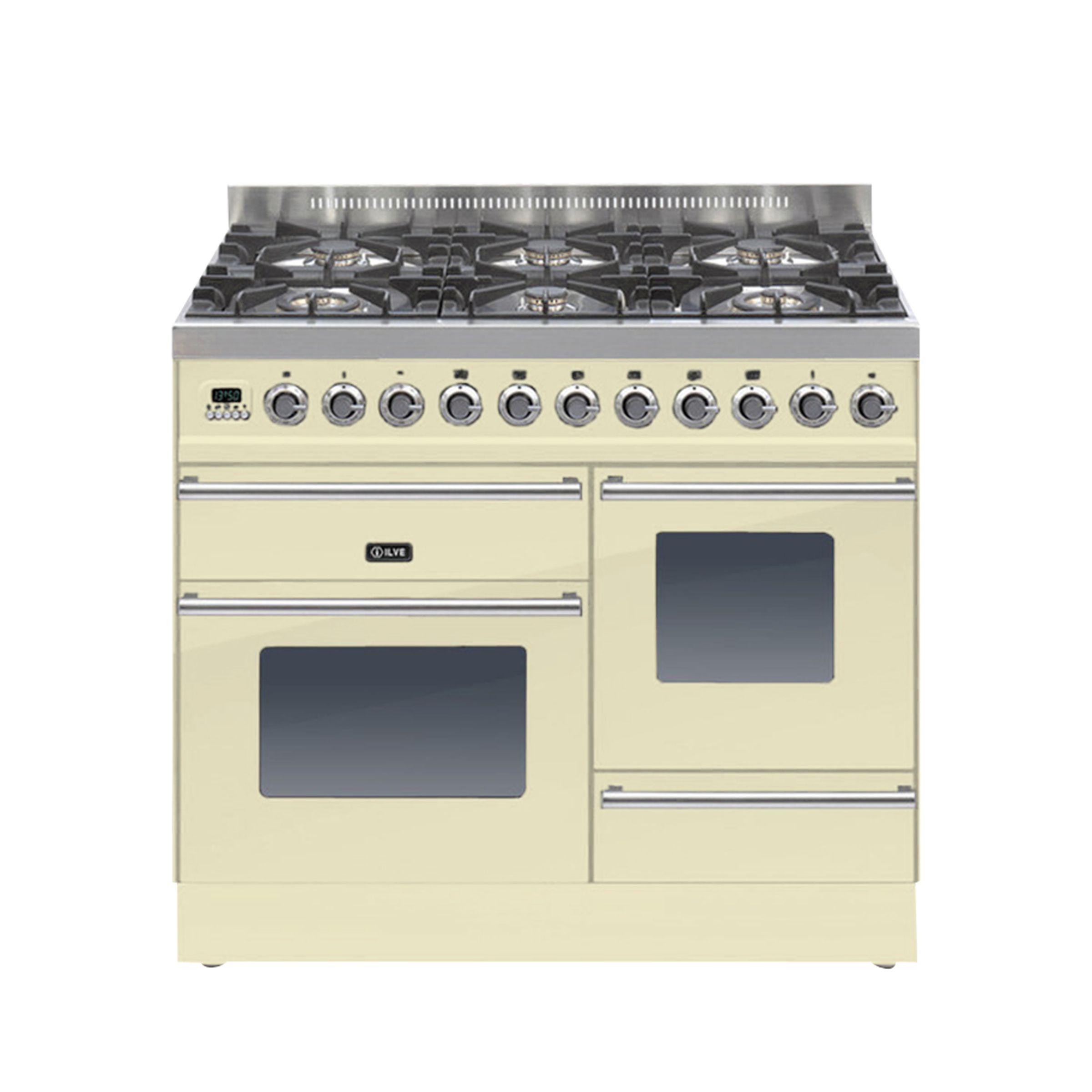 ILVE Roma PTW1006E3 Dual Fuel Freestanding Range Cooker