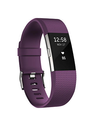 Fitbit Charge 2 Heart Rate Plum Fitness Wristband US Version Small 
