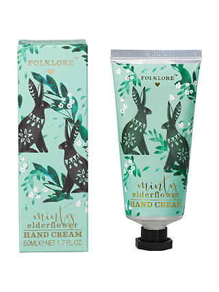 Folklore Mint and Elderflower Rabbit Hand Cream