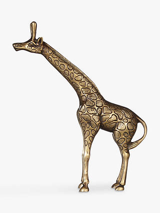 John Lewis & Partners Fusion Antique Brass Giraffe Ornament