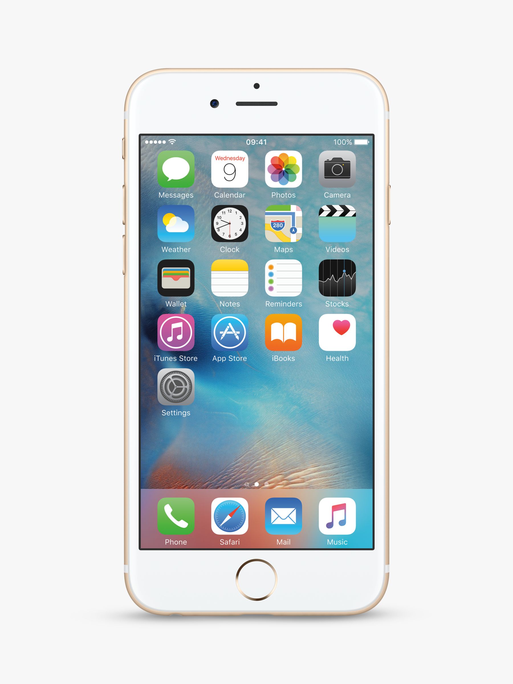 Apple iPhone 6s, iOS, 4.7, 4G LTE, SIM Free, 32GB