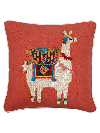 John Lewis & Partners Llama Cushion, Multi