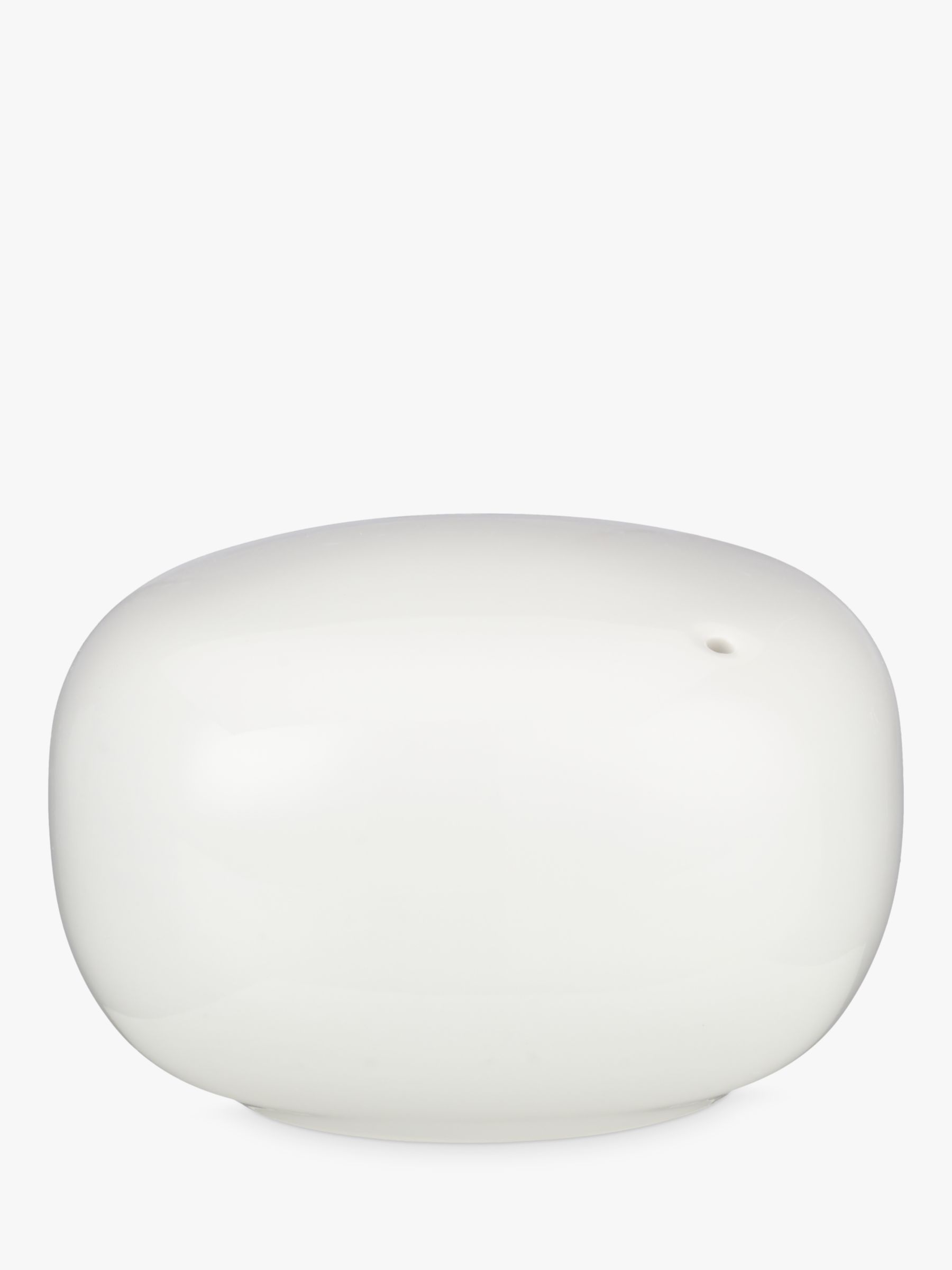 House by John Lewis Eat Salt Shaker, White