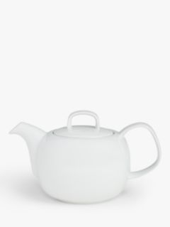 John Lewis ANYDAY Dine 2 Cup Teapot, White, 600ml