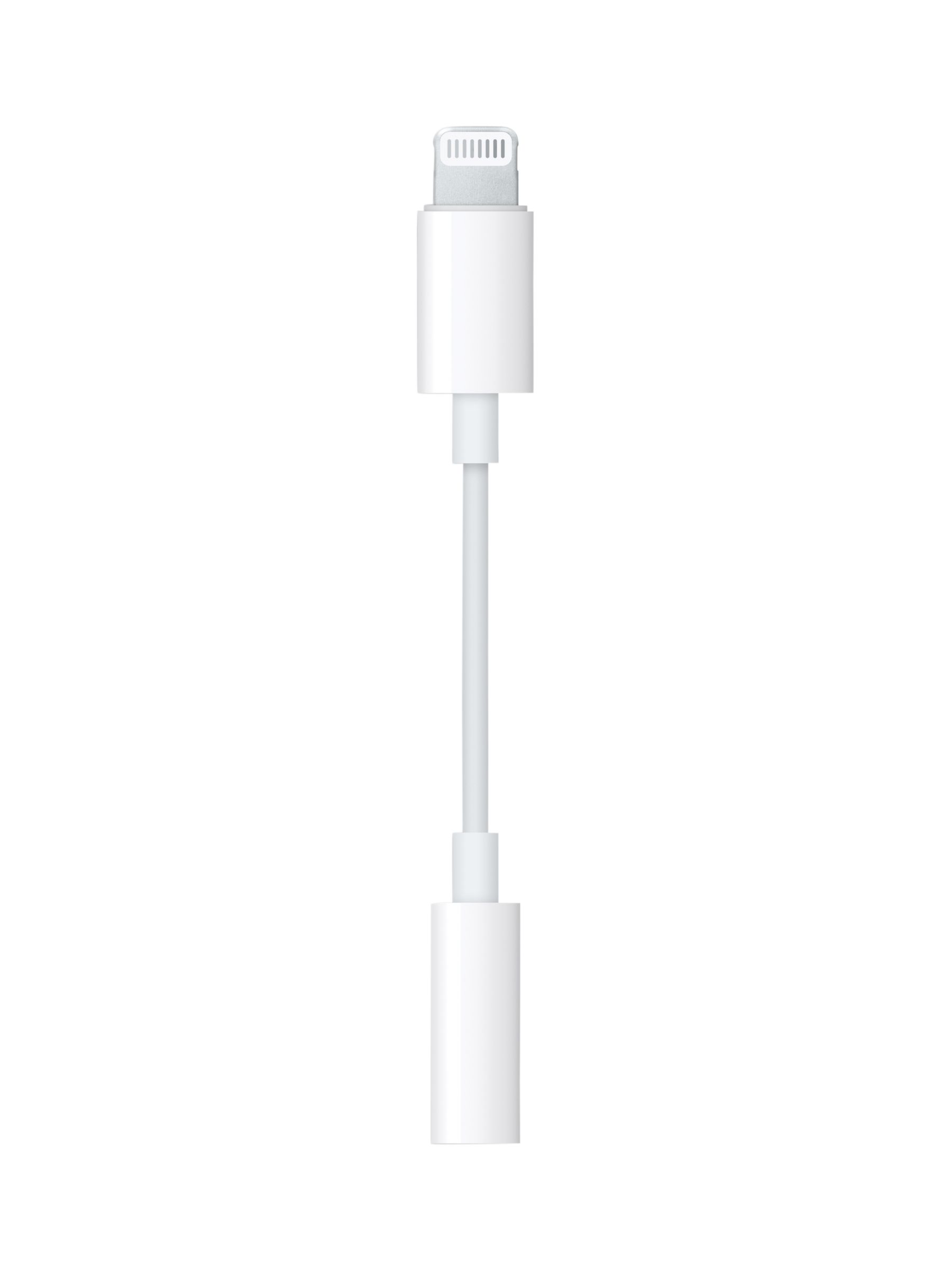 Apple Lightning to  Headphone Jack Converter, White