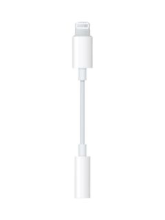 Turbulentie Ontwarren Draak Apple Lightning to 3.5mm Headphone Jack Converter, White