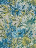 Harlequin Standing Ovation Floreale Paste the Wall Wallpaper, Cornflower / Gilver 111496