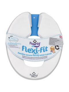 Pourty Flexi-Fit Toilet Trainer, Grey