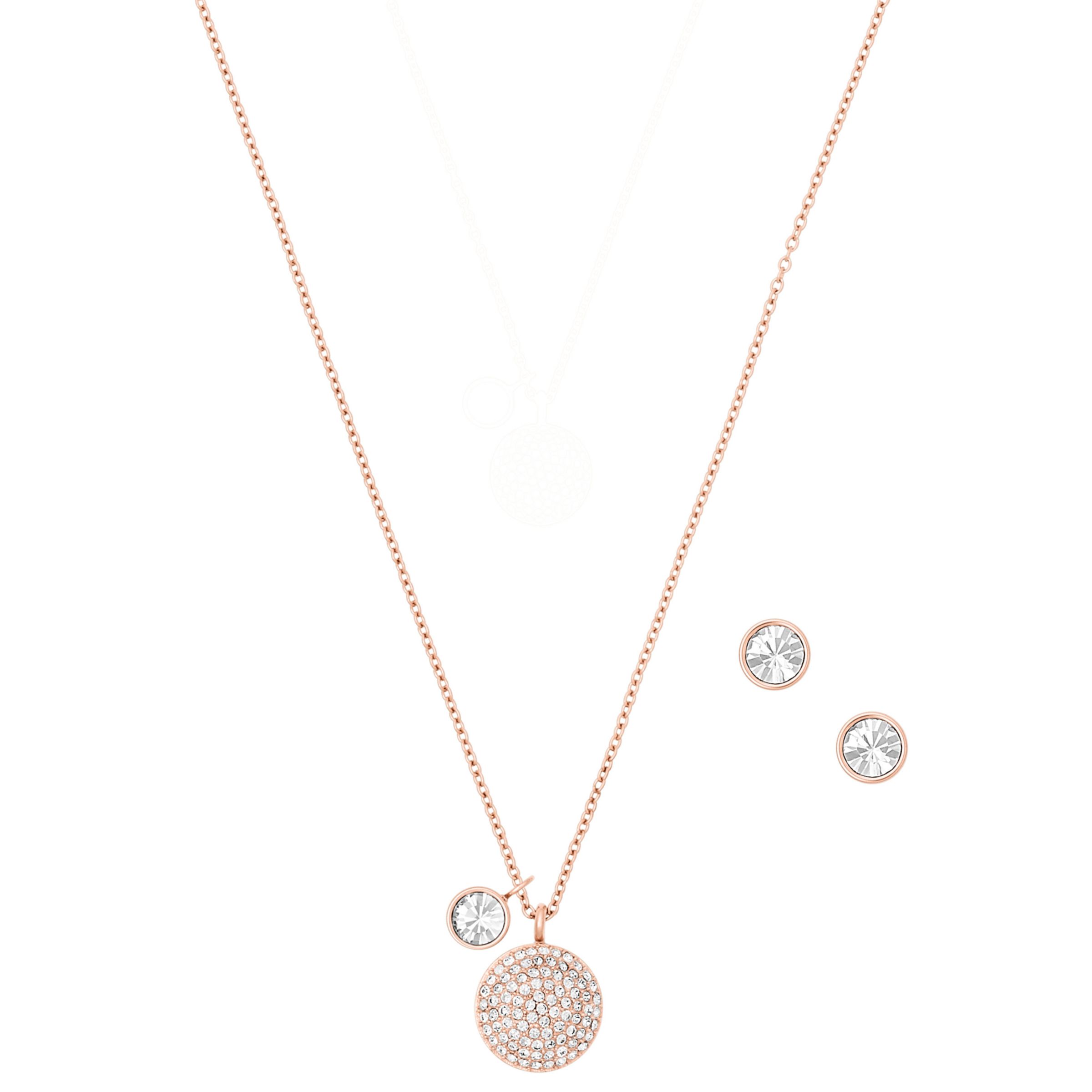 michael kors earrings and necklace set