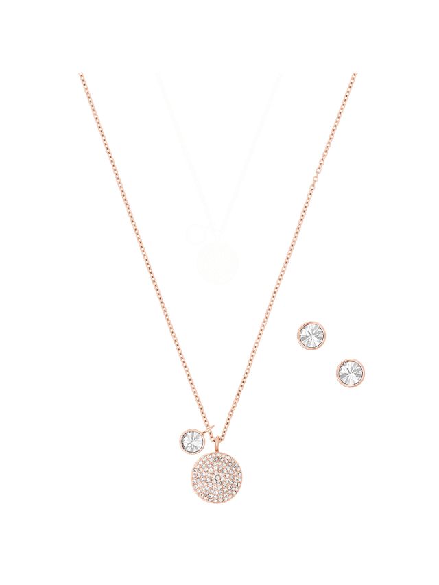 Michael kors earring on sale and necklace set