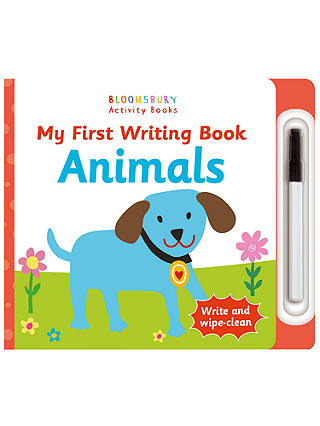 My First Writing Book Animals Children's Book