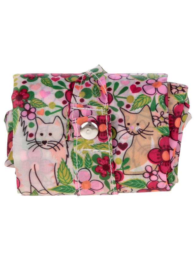 Ulster Weavers Playful Cats Packable Bag Multicolor Cotton 
