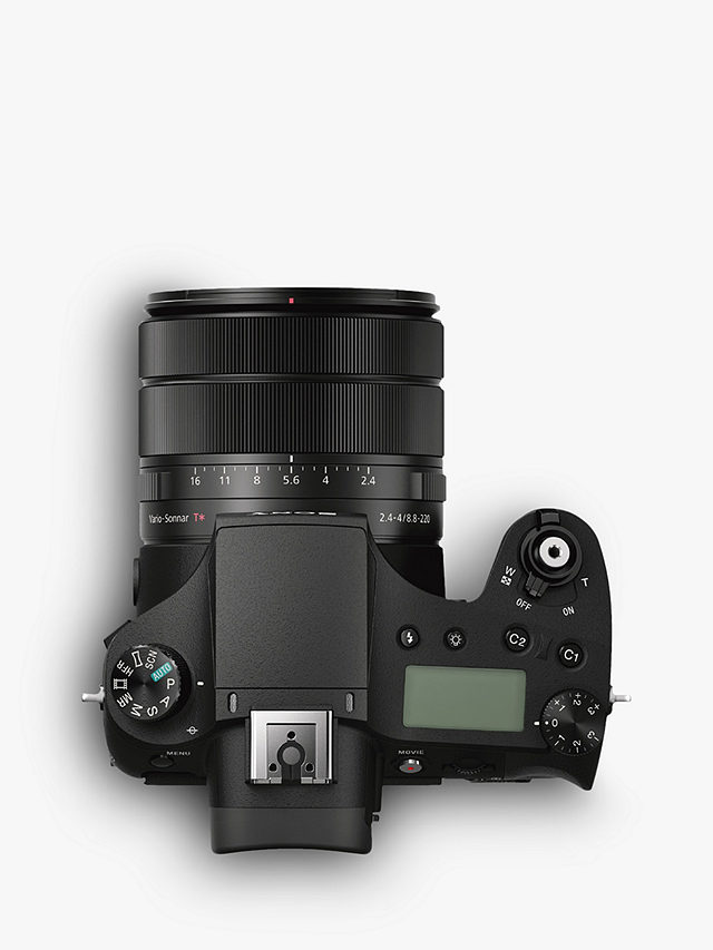 Sony Cyber-Shot DSC-RX10 III Bridge Camera, 4K Ultra HD, 20.1MP, 25x Optical Zoom, Wi-Fi, NFC, EVF, 3" LCD Vari-Angle Screen