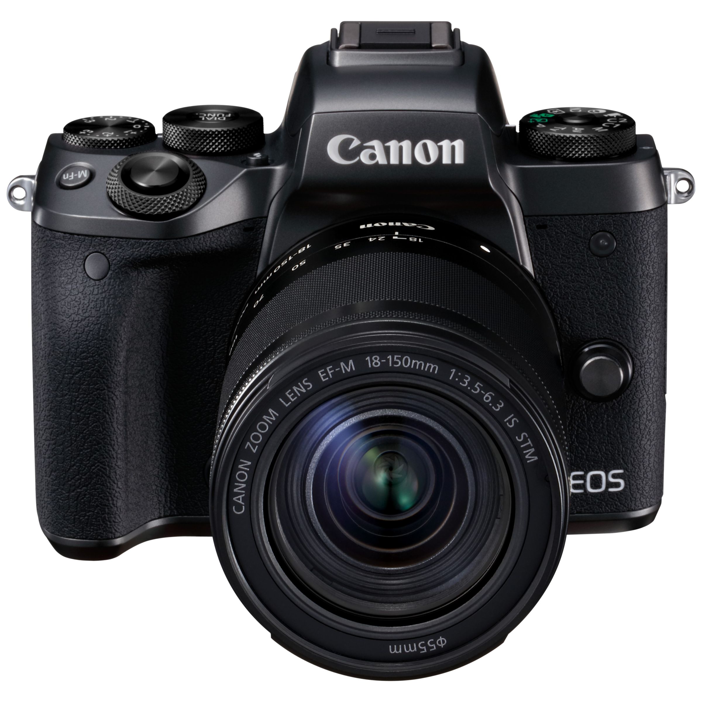 Canon EOS M5 Compact System Camera with EF-M 18-150mm IS STM lens, HD 1080p, 24.2MP, Wi-Fi, Bluetooth, NFC, 3.2 LCD Tiltable Touch Screen