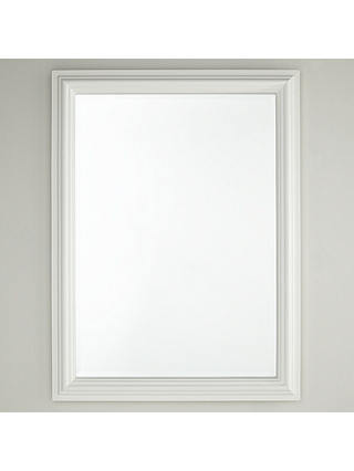 Croft Collection Rectangle Mirror, White, 60 x 80cm