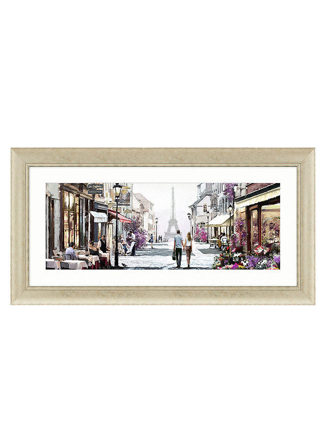 Richard Macneil - Paris Cafe Framed Print,112 x 57cm