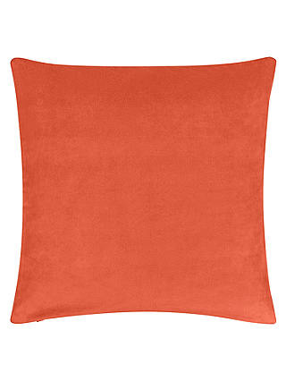 John Lewis & Partners Cotton Velvet Cushion, Paprika