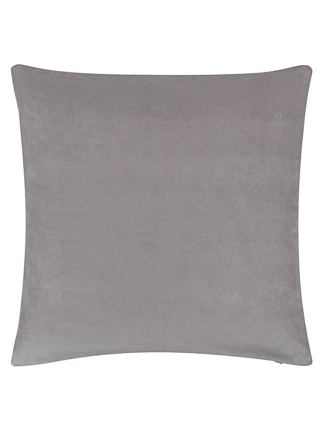 John Lewis & Partners Cotton Velvet Cushion, Storm