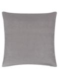 John Lewis Cotton Velvet Cushion, Storm