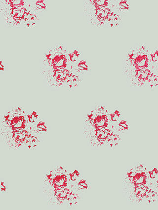 Cabbages & Roses Cerise Wallpaper