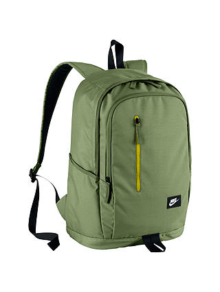 Nike All Access Soleday Small Backpack, Palm Green/Electric Lime