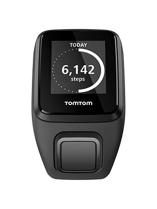 TomTom Spark 3 Cardio & Music GPS Fitness Activity Watch with Bluetooth Headphones, Black