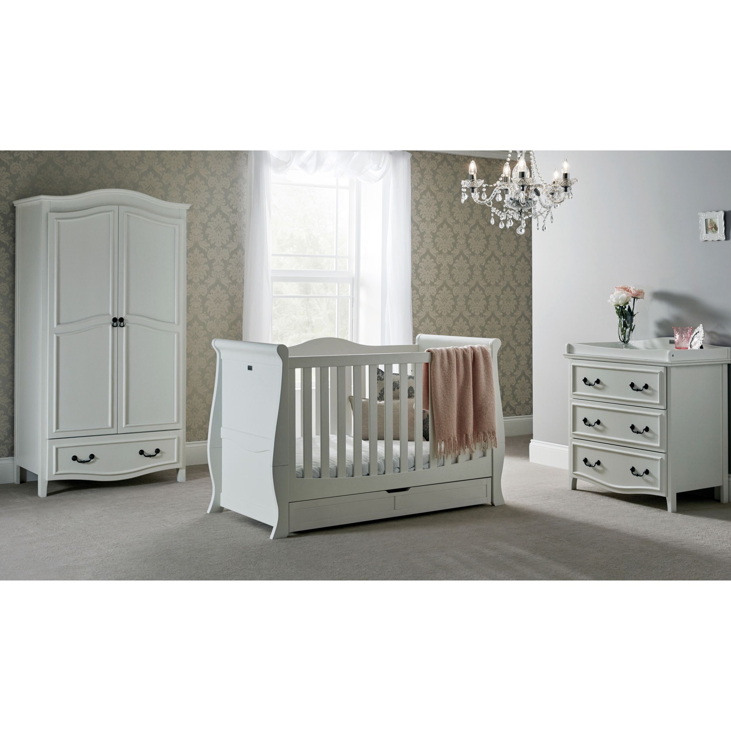 silver cross cot bed bedding