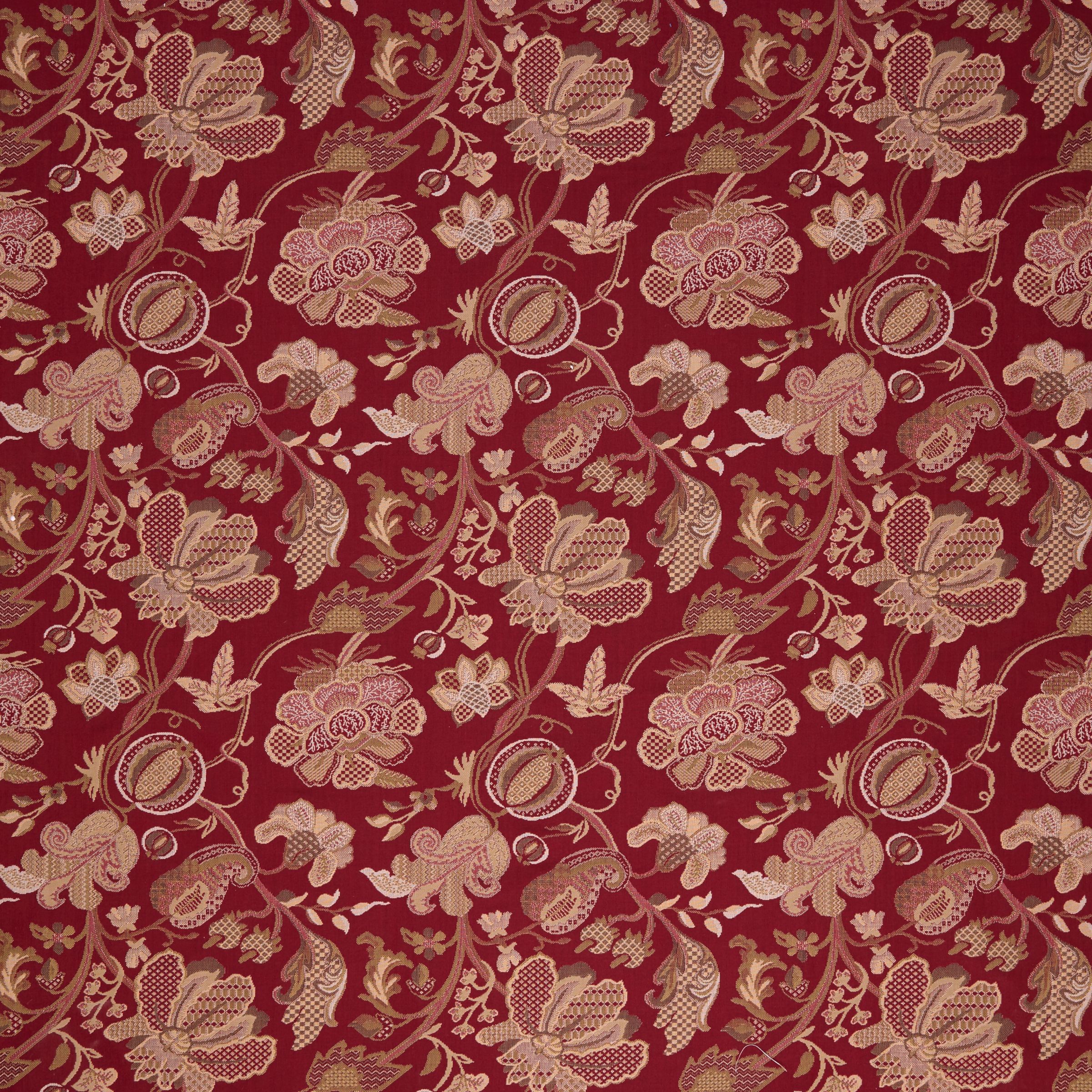 John Lewis & Partners Fotheringay Fabric, Red