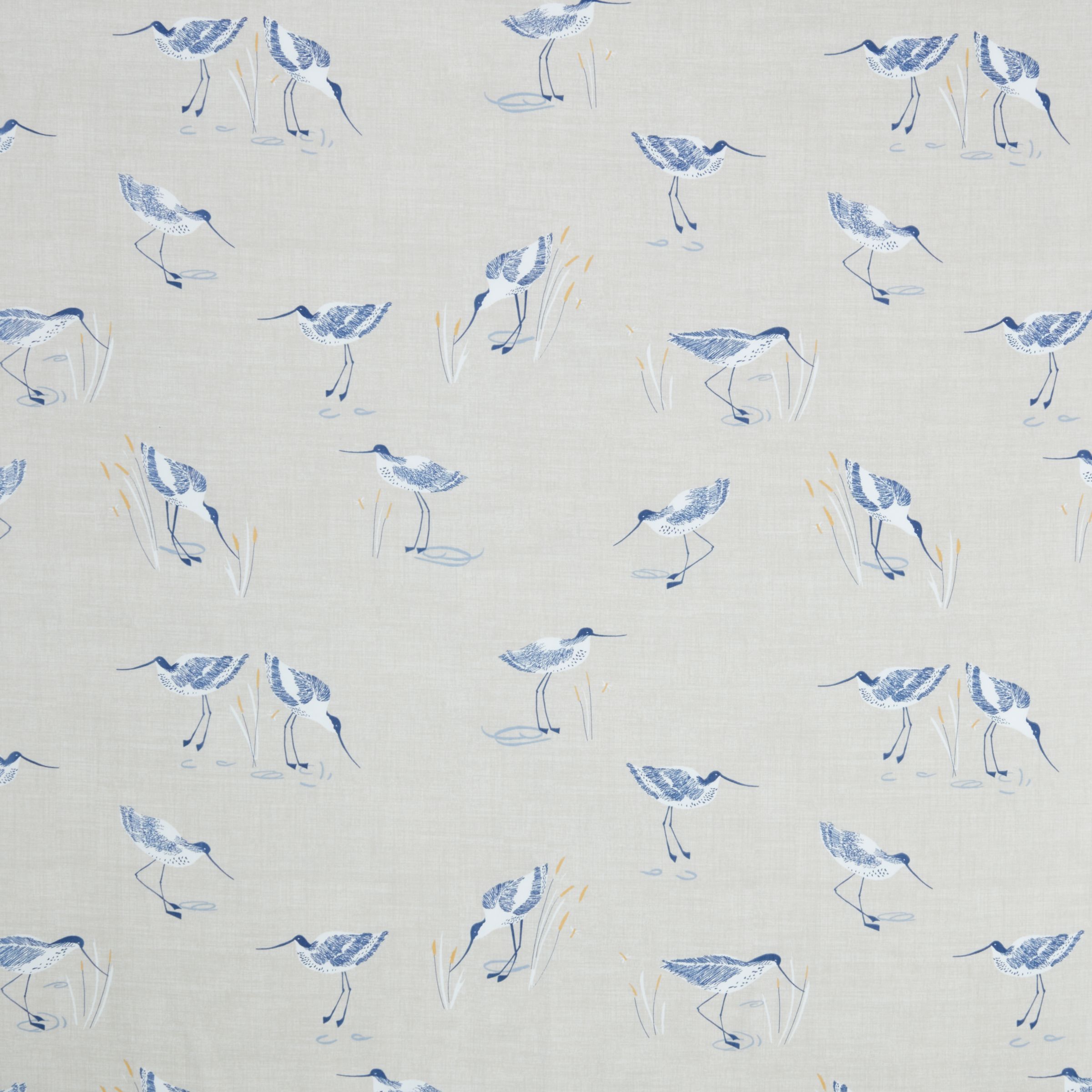 John Lewis & Partners Avocet Furnishing Fabric, Blue at John Lewis ...