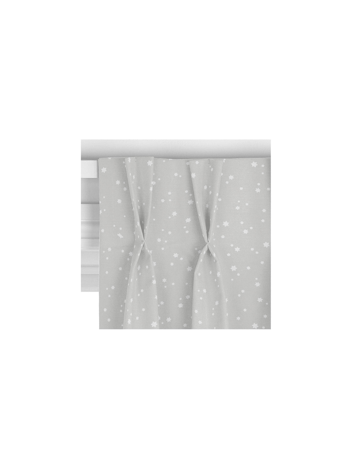 little home at John Lewis Twinkle Twinkle Children's Made to Measure Curtains, Grey
