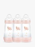MAM Anti-Colic Baby Bottle, 260ml, Pack of 3, Pink